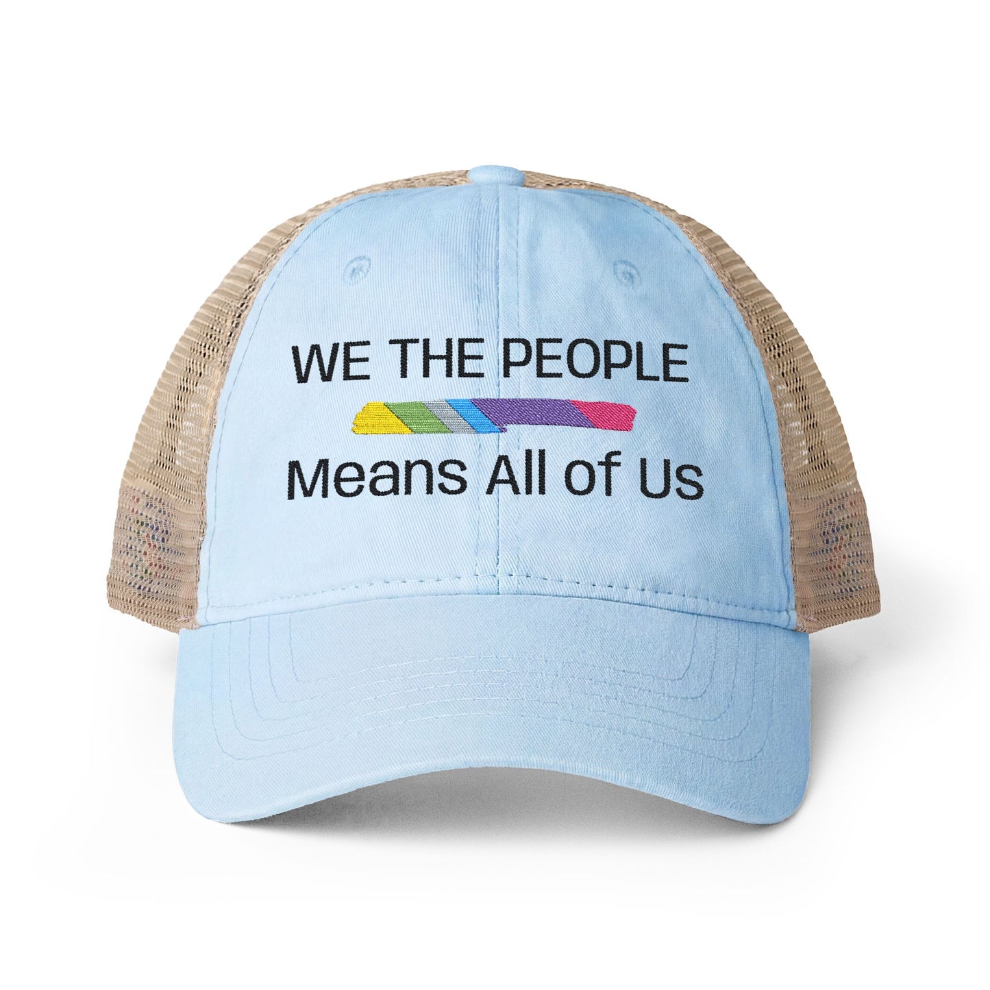 We The People Means All of Us — Women's Mesh-Back Cap | Be Your Own Magic™
