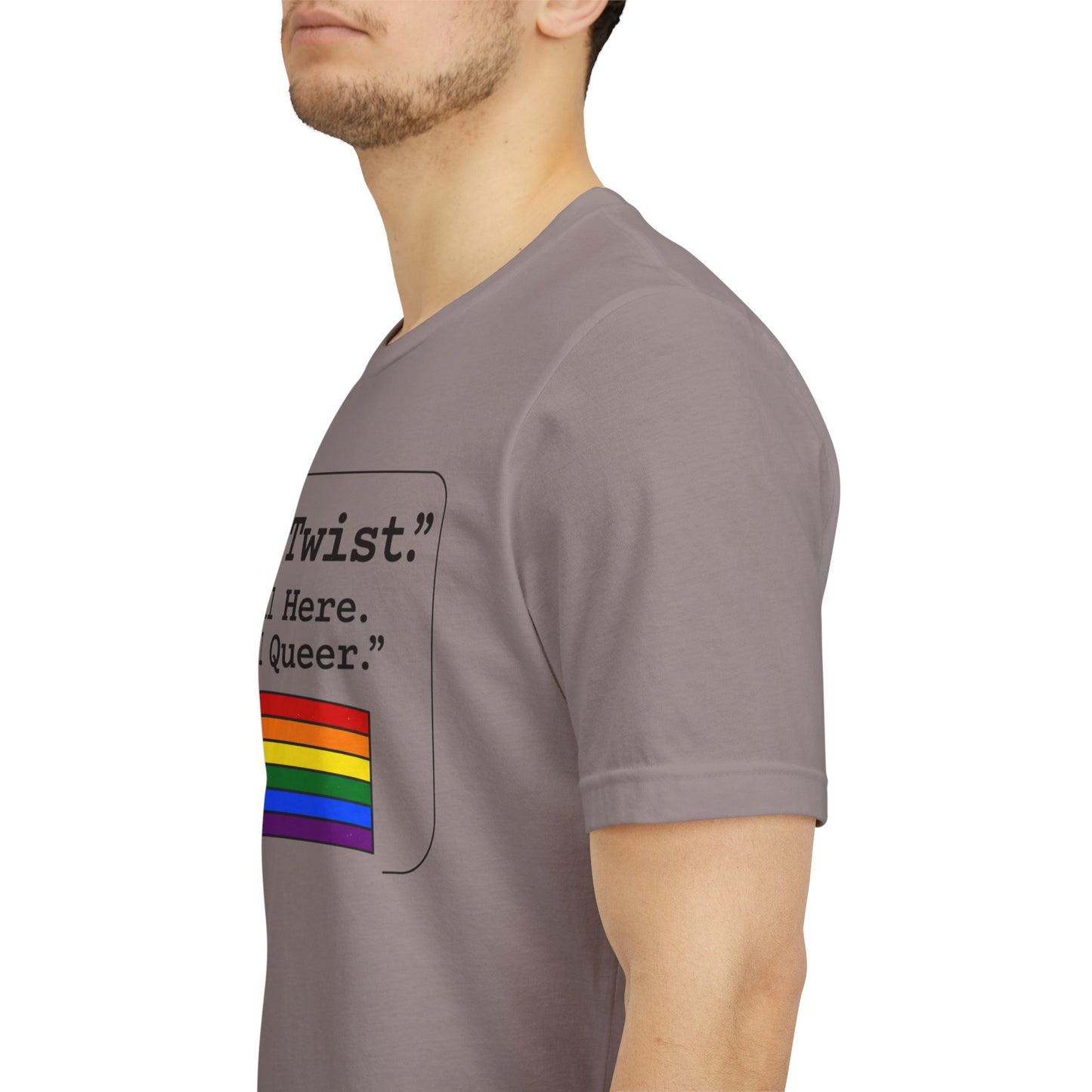 Plot Twist Tee — "Still Here. Still Queer." | Pride Celebration Line