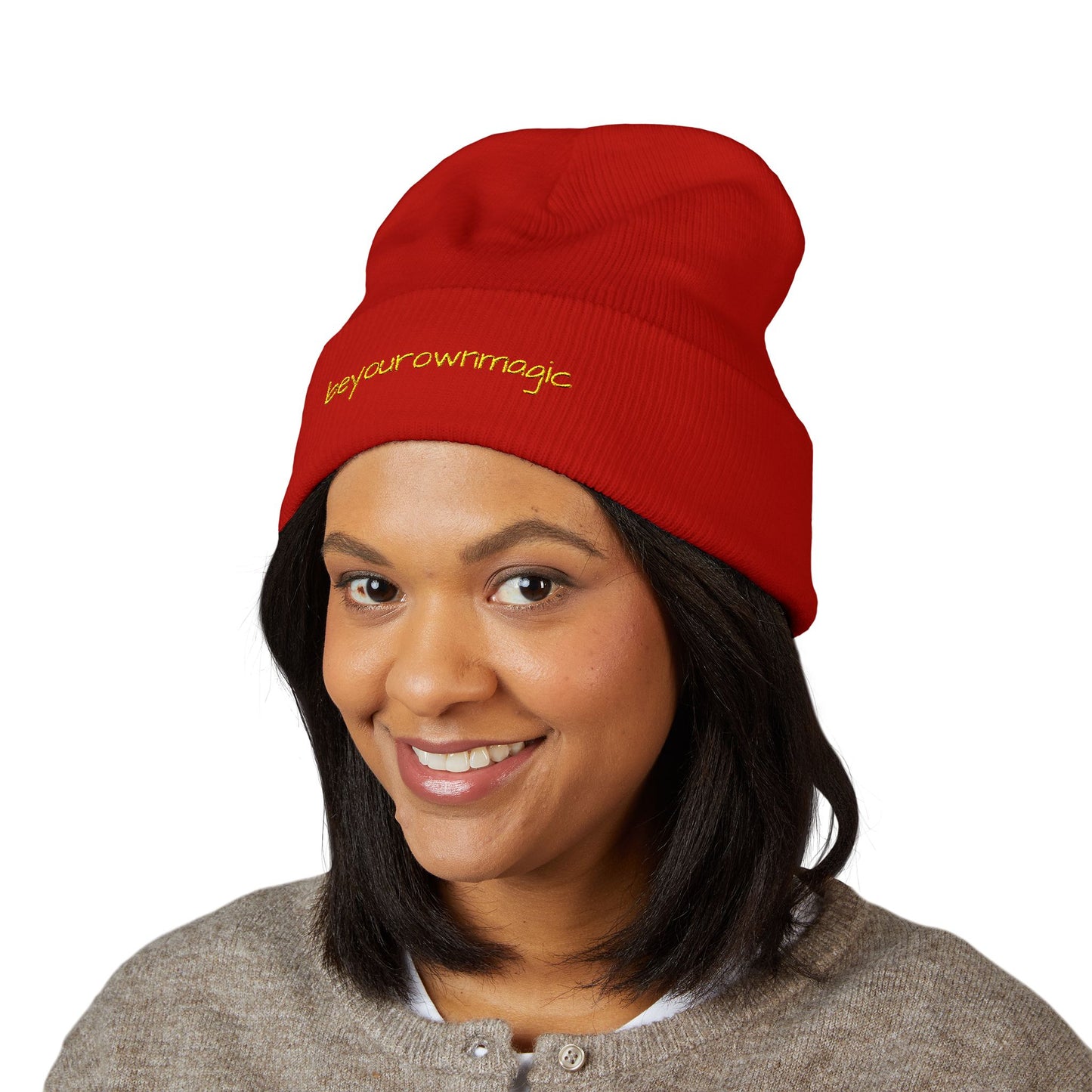 Be Your Own Magic Embroidered Cuffed Beanie | Be Your Own Magic™