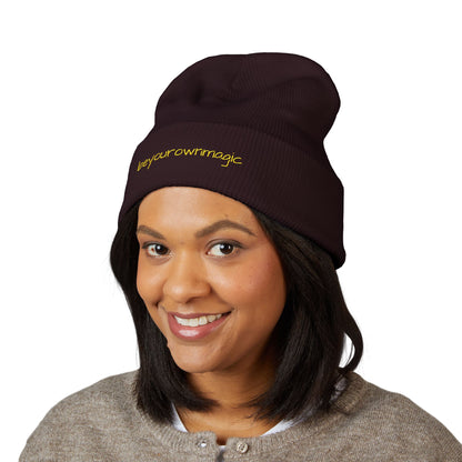 Be Your Own Magic Embroidered Cuffed Beanie | Be Your Own Magic™