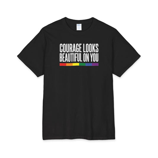 Courage Looks Beautiful On You Tee — Pride Celebration Line