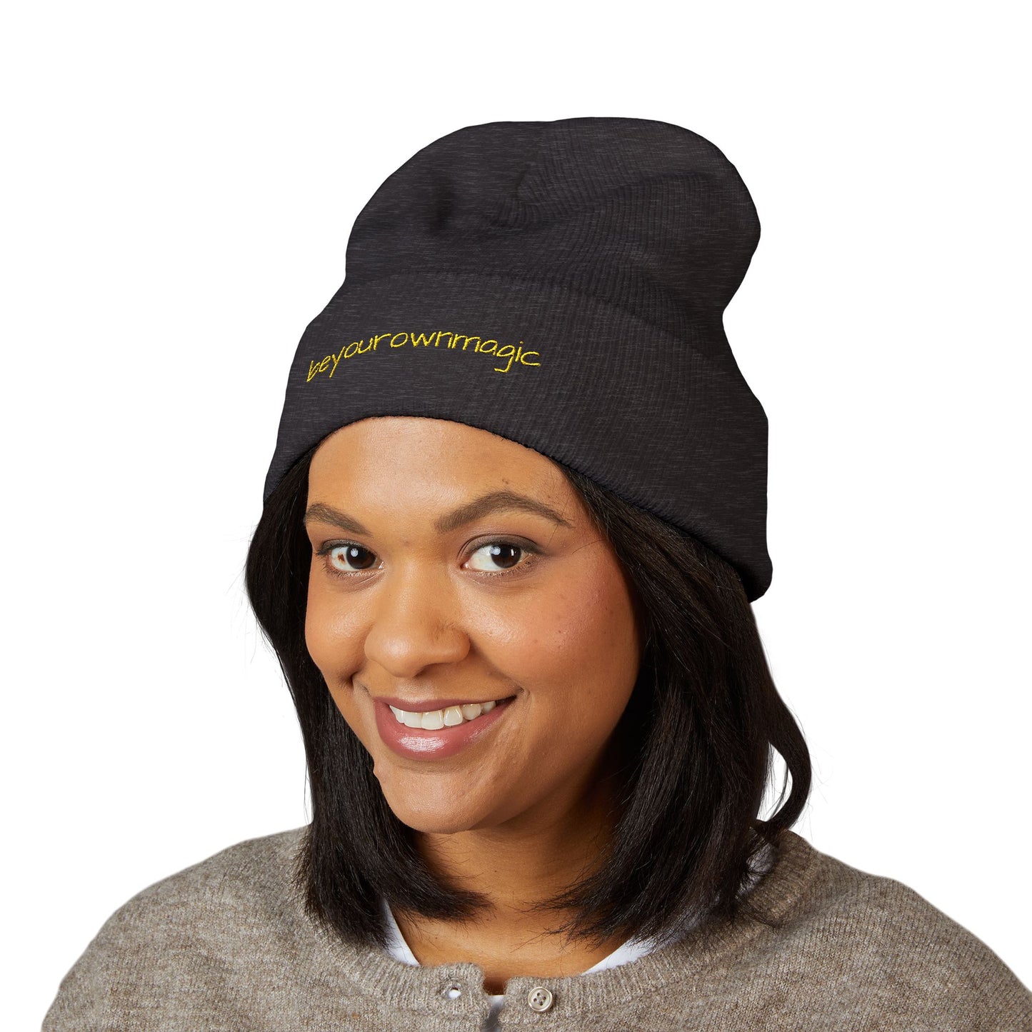 Be Your Own Magic Embroidered Cuffed Beanie | Be Your Own Magic™