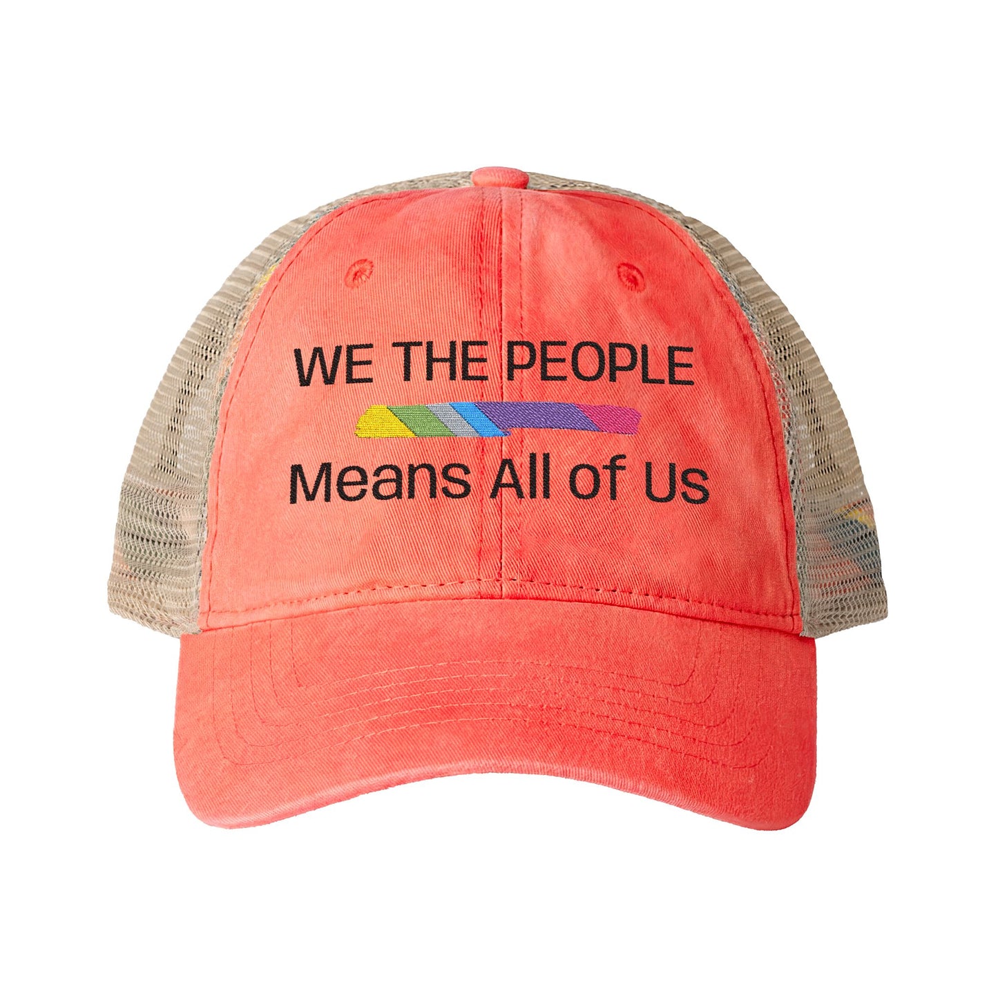 We The People Means All of Us — Women's Mesh-Back Cap | Be Your Own Magic™