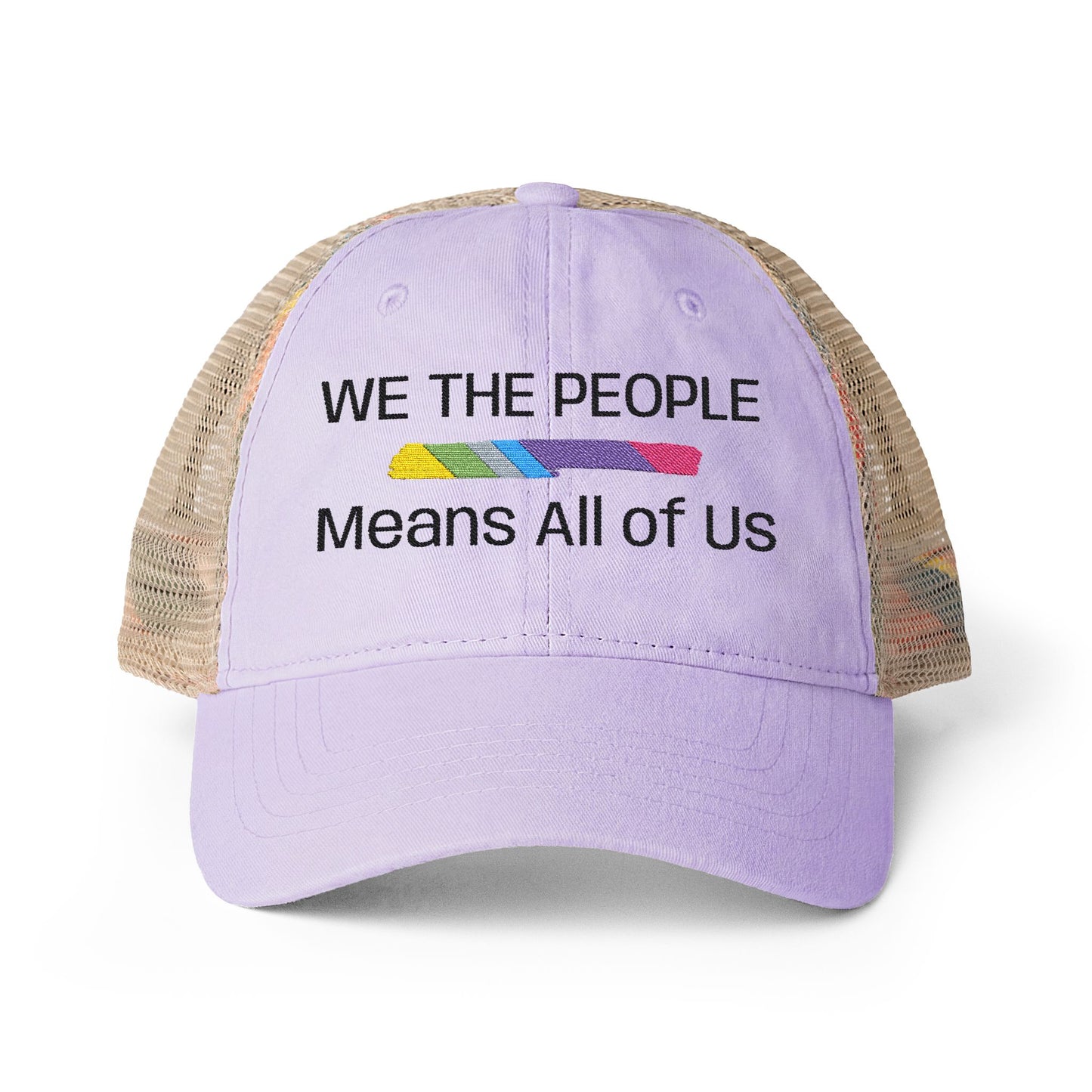We The People Means All of Us — Women's Mesh-Back Cap | Be Your Own Magic™