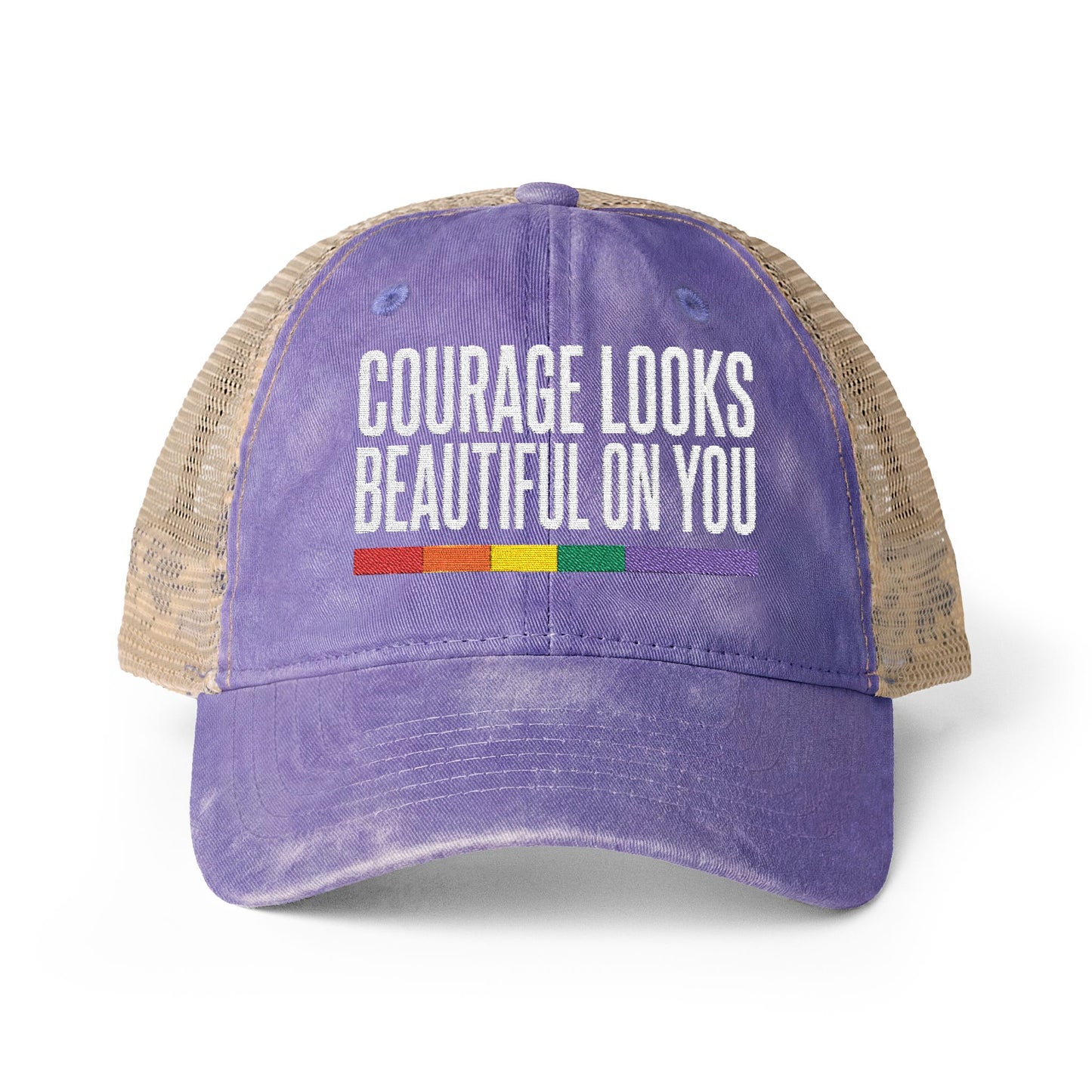 Courage Looks Beautiful on You — Women's Mesh-Back Cap | Be Your Own Magic™