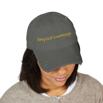 Be Your Own Magic Embroidered Distressed Dad Hat | Be Your Own Magic™