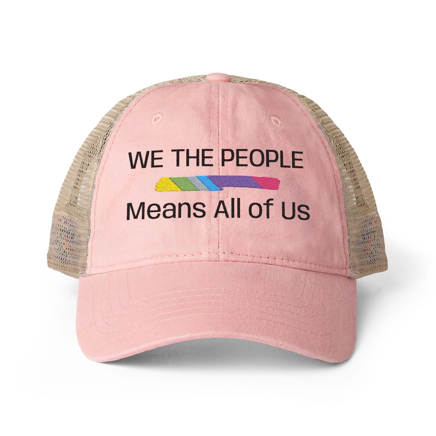 We The People Means All of Us — Women's Mesh-Back Cap | Be Your Own Magic™