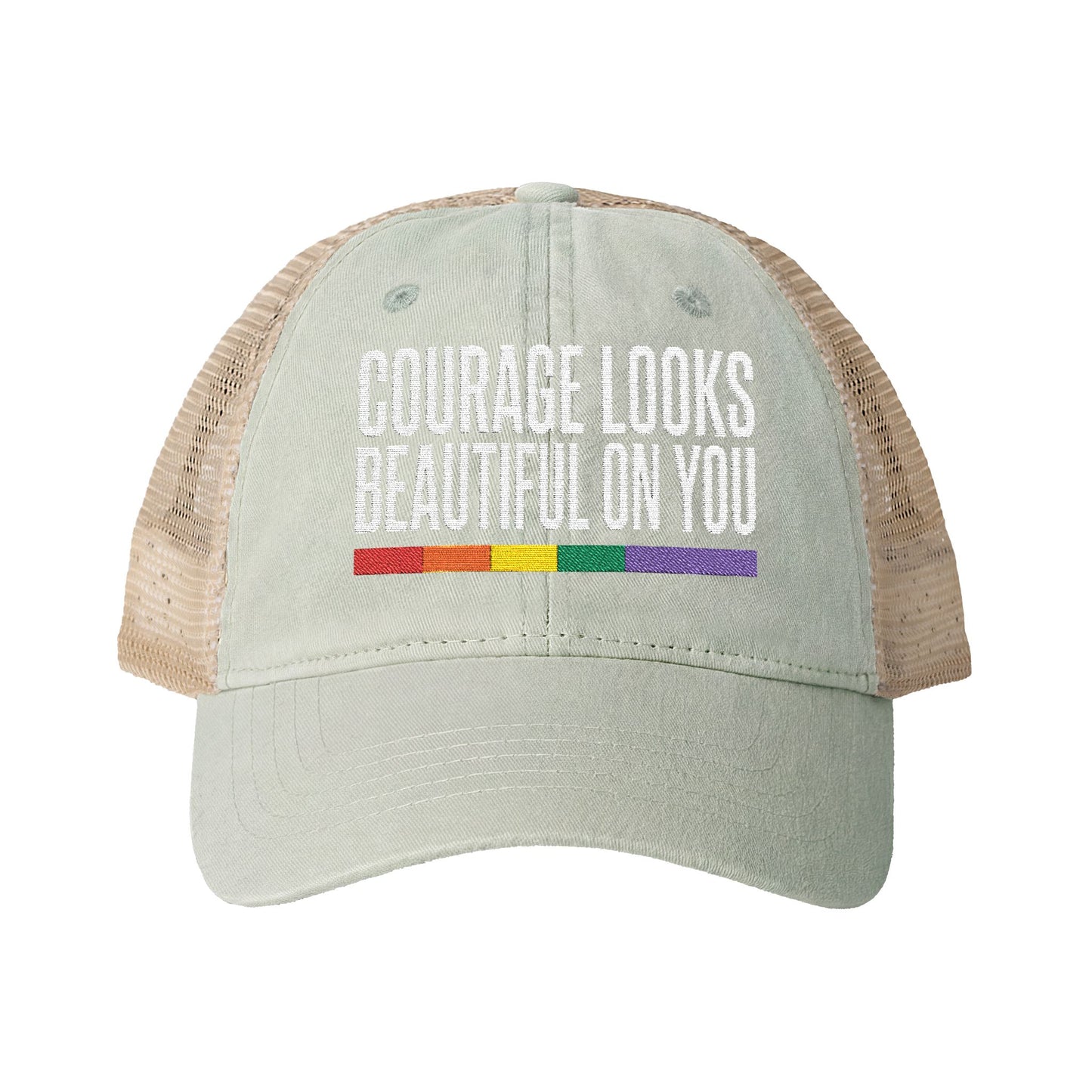 Courage Looks Beautiful on You — Women's Mesh-Back Cap | Be Your Own Magic™