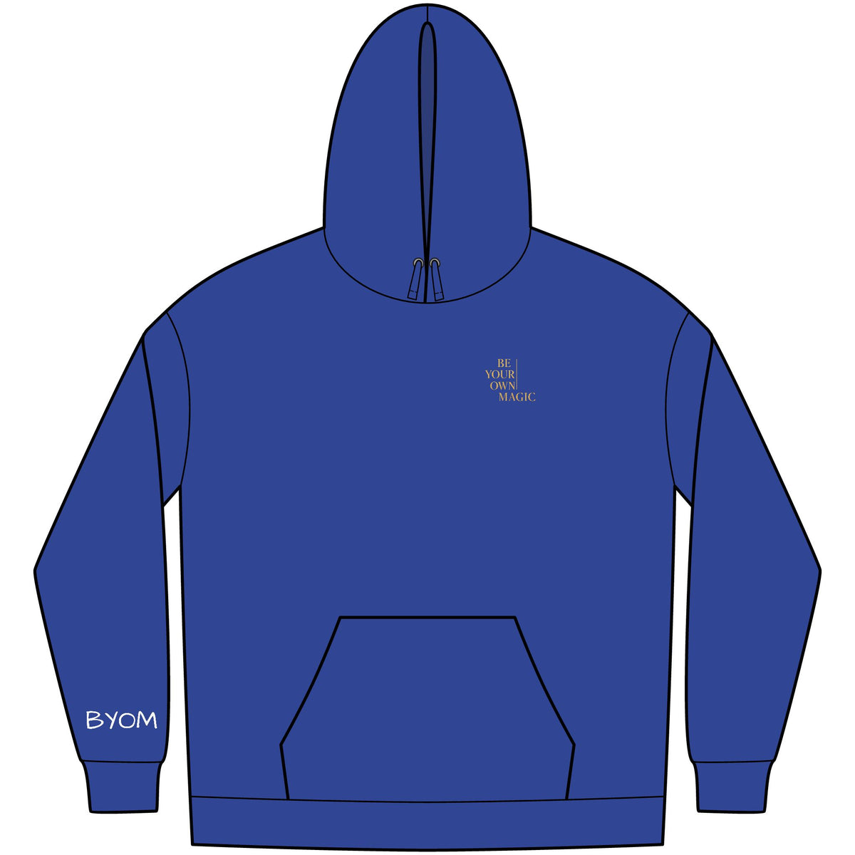 You're Allowed to Rebuild Hoodie — BYOM™ Fleece Hoodie | Be Your Own Magic™