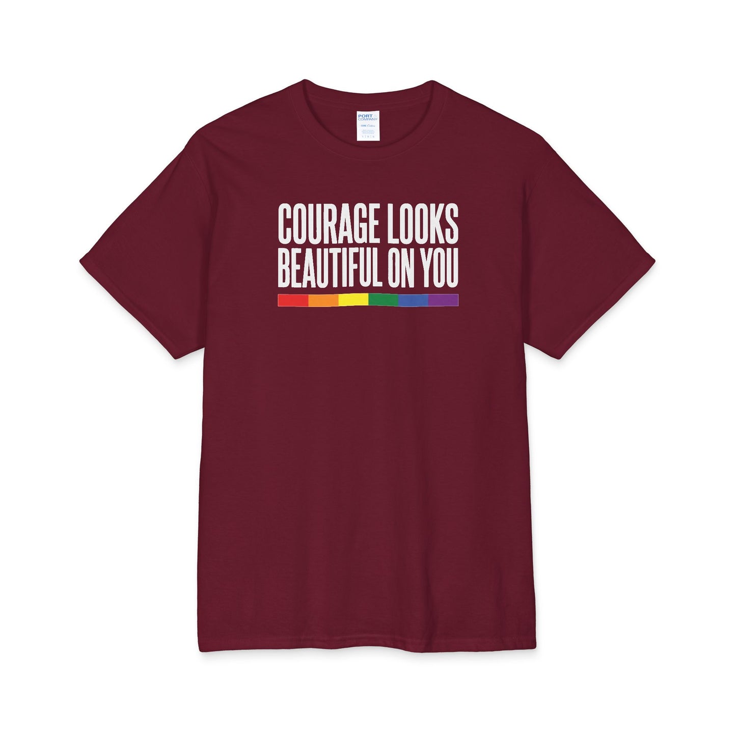Courage Looks Beautiful On You Tee — Pride Celebration Line