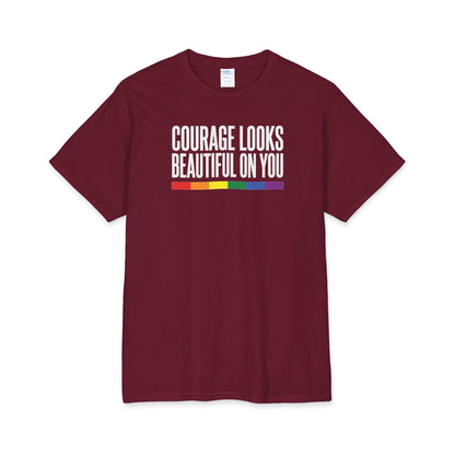 Courage Looks Beautiful On You Tee — Pride Celebration Line