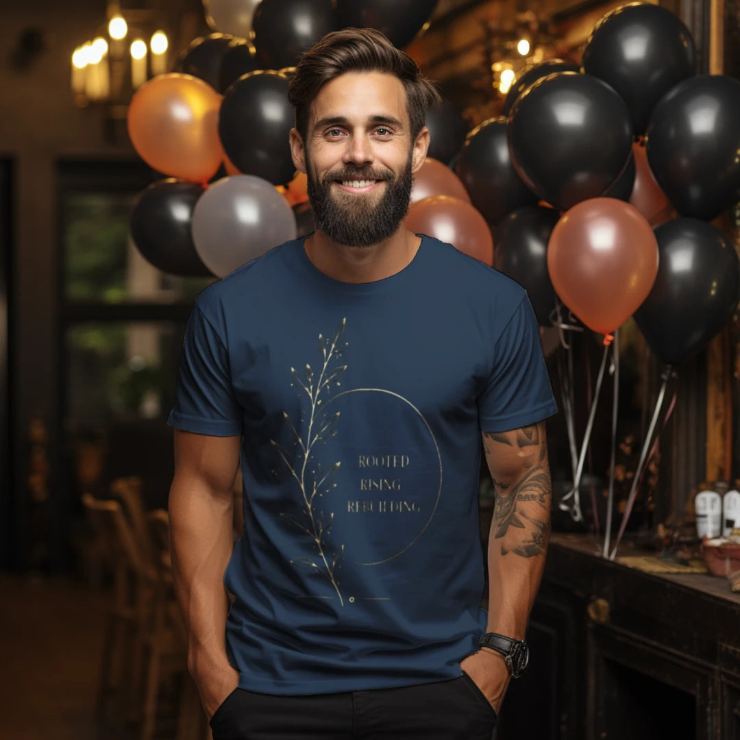 Rooted tee in Vintage Navy